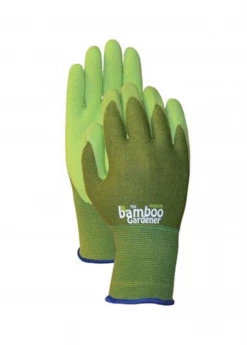 Terrebonne Bamboo Rubber Palm Glove Garden Tools