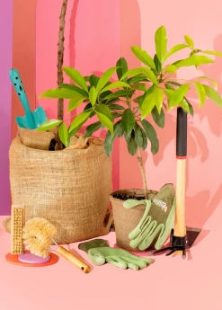 Terrebonne Bamboo Rubber Palm Glove Garden Tools