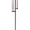 Terrebonne Tall Magnifying Rain Gauge & Thermometer Garden Tools